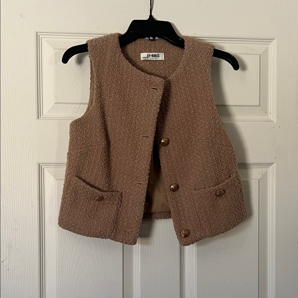 4th & Reckless Teddy Tweed Vest